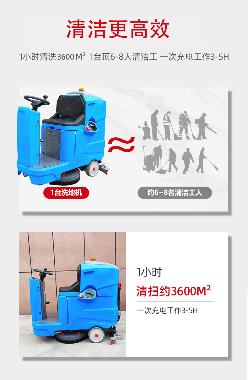 广东驾驶式洗地机更适合用在高铁站